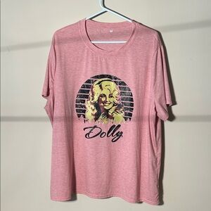 Dolly Partin Pink Graphic T-Shirt